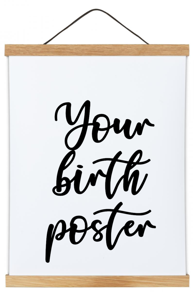 birth poster